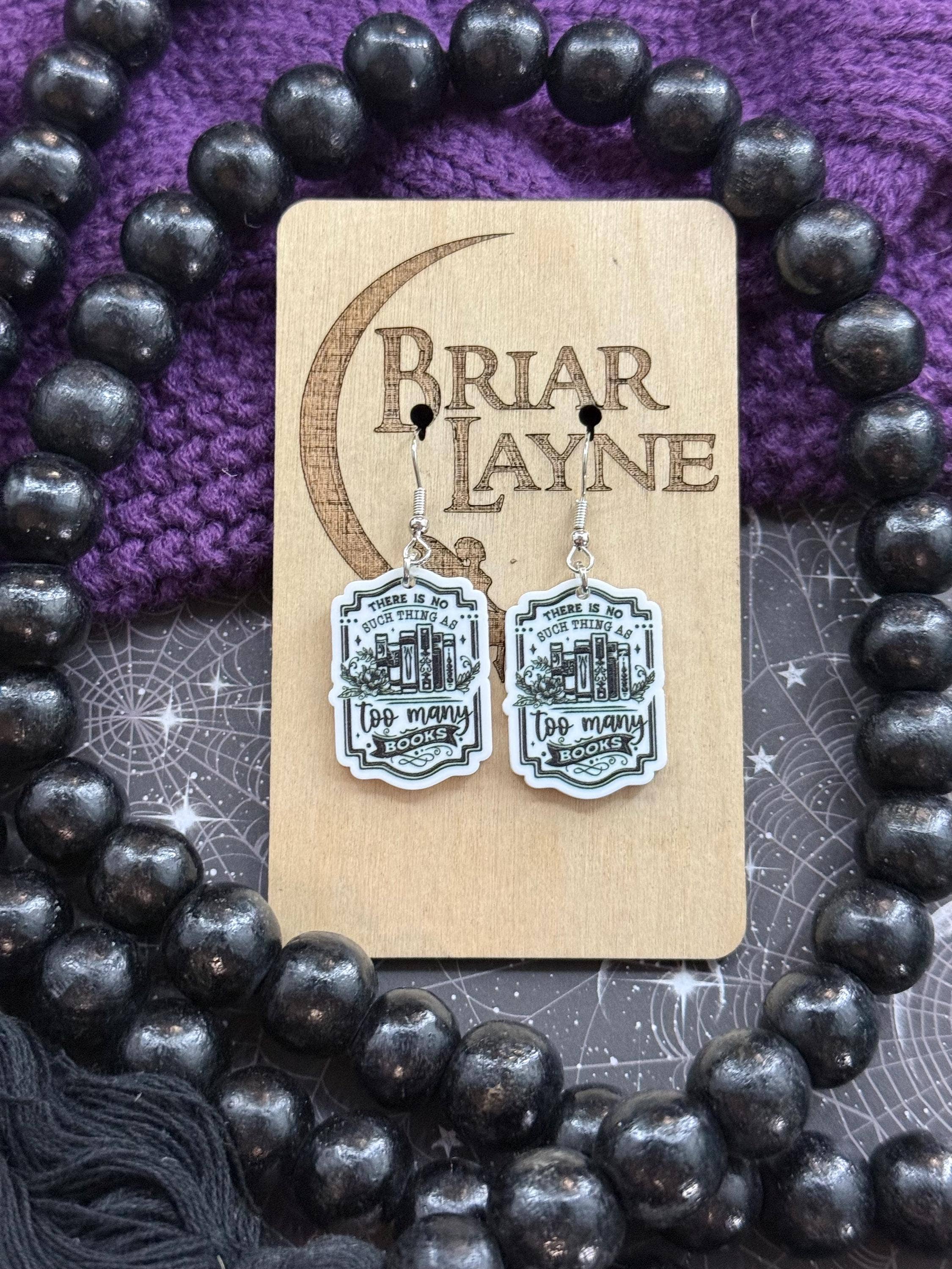 Briar layne - Wholesale Dangle Earrings - Book Lover Reading Earrings3