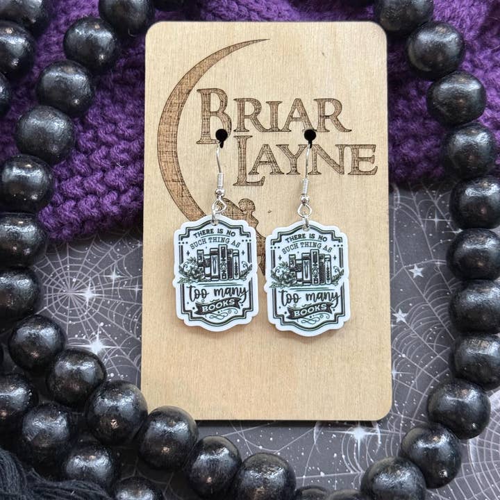 Briar layne - Wholesale Dangle Earrings - Book Lover Reading Earrings3