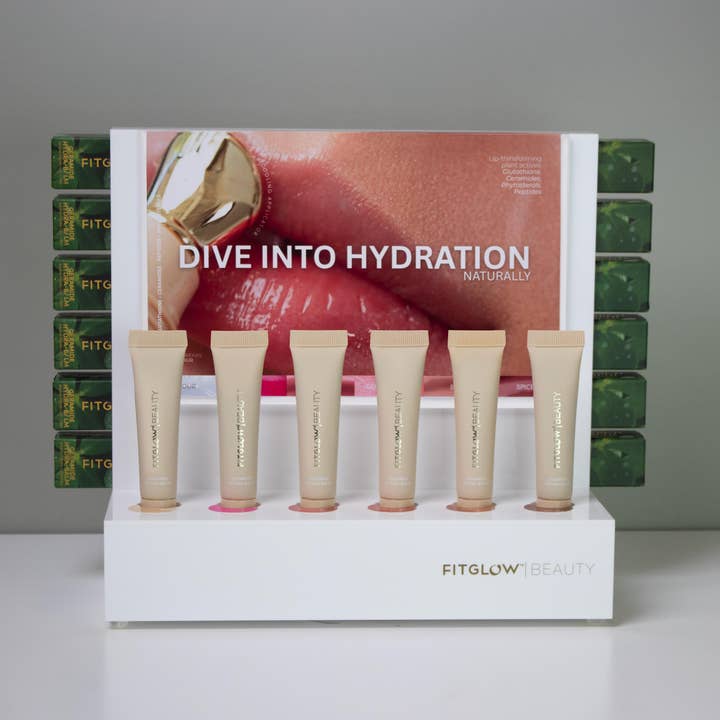 Ceramide Hydra-Balm Intro + Display for wholesale by Fitglow Beauty