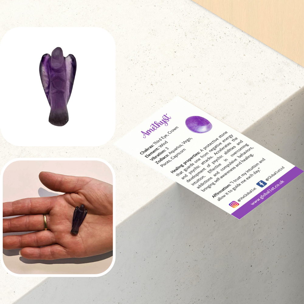 VIE - Wholesale Decorative Figurine - Crystal Angel, 3.5cm13