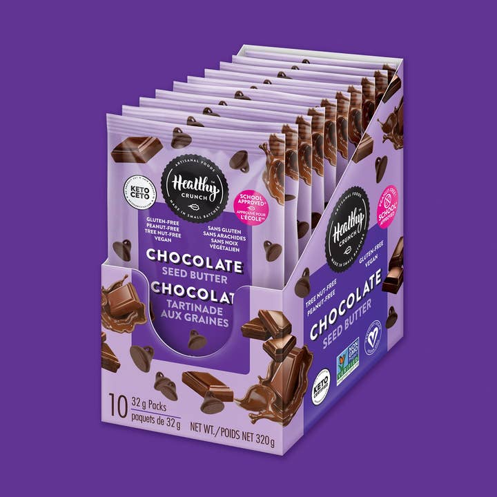 Chocolate Seed Butter Single Serve for wholesale by Healthy Crunch