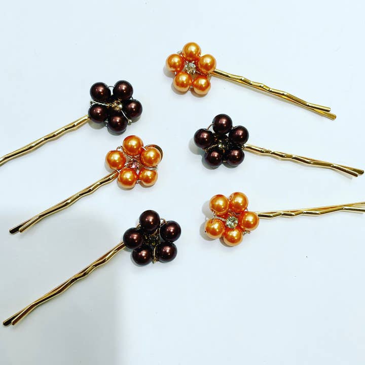 Set di fermagli per capelli in cristallo per la vendita all'ingrosso da parte di Hettie Hair Accessories