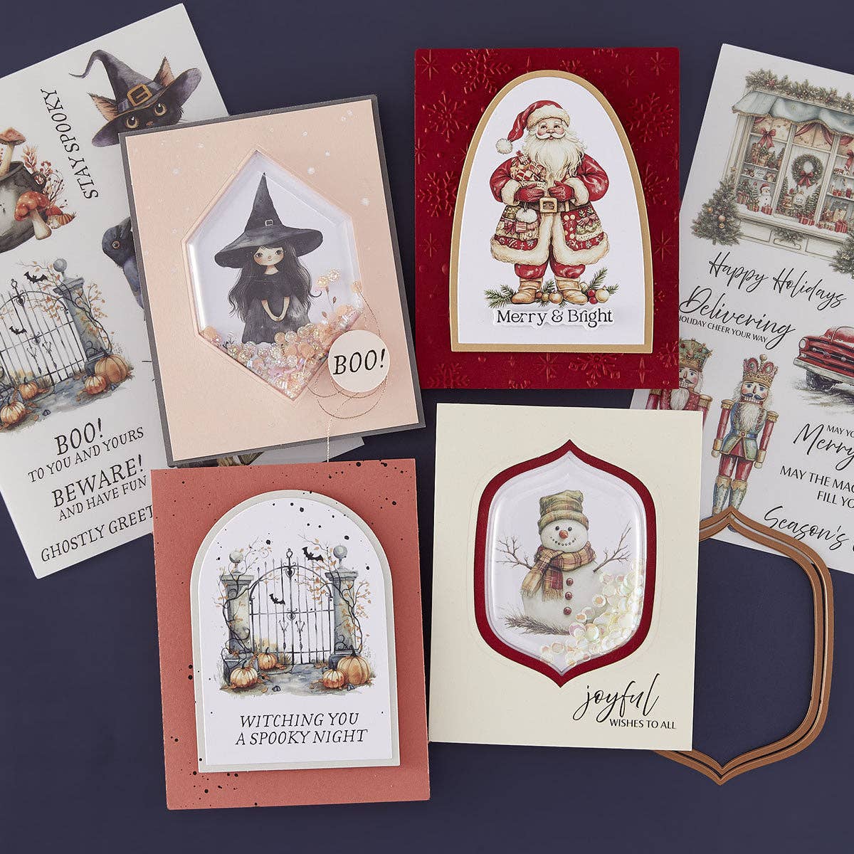 Hero Arts + Spellbinders Wholesale - Wholesale Rubber/Decorative Stamp - Joyful Wishes Rub-On Sheets from the Simply Made Collection5