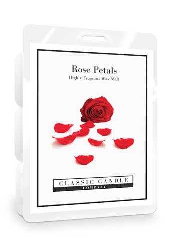 Cire fondante pétales de rose pour la vente par Classic Candle Company Ltd