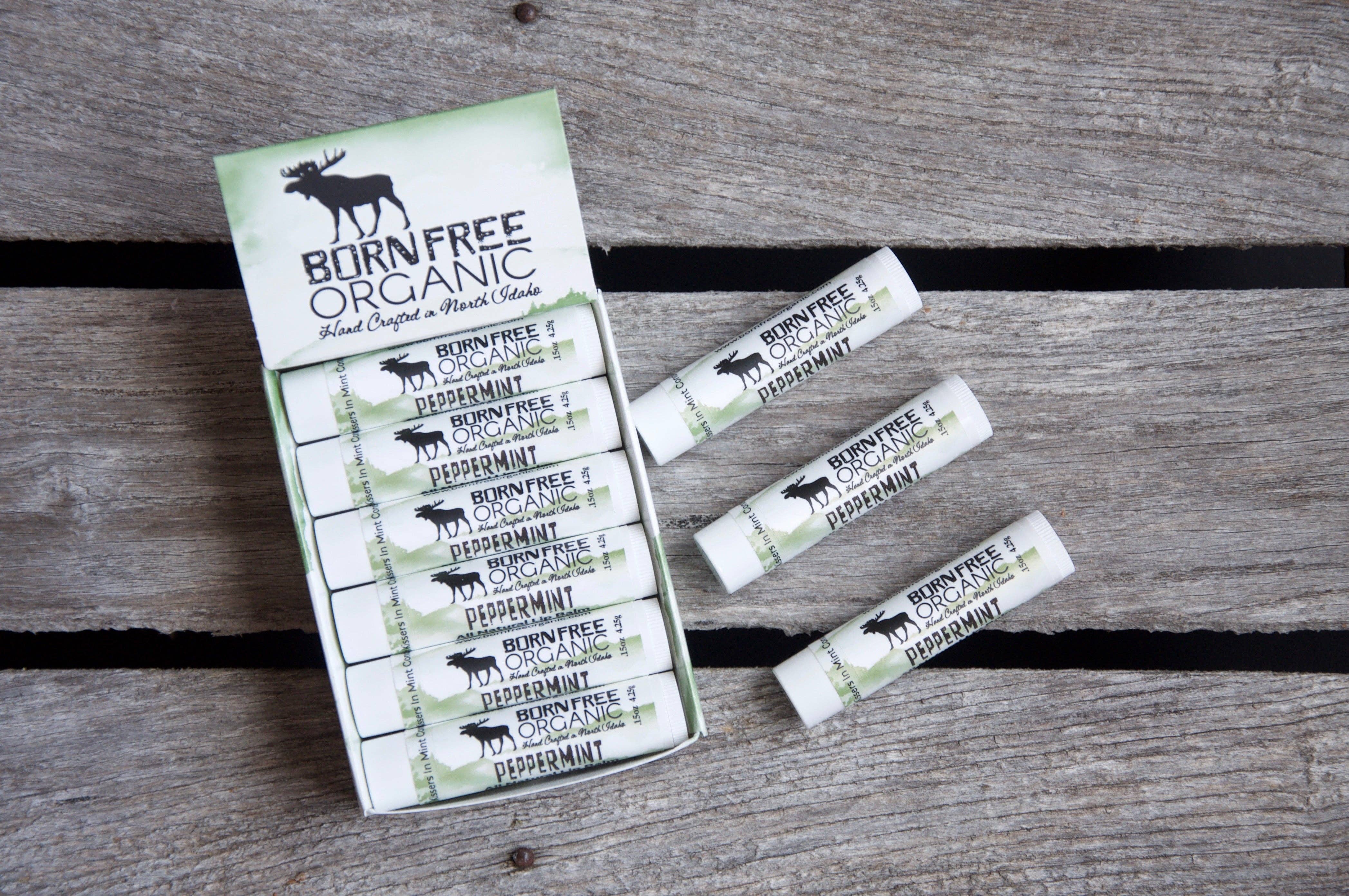 Born Free Organic - Wholesale Lip Balm - Peppermint Lip Balm1