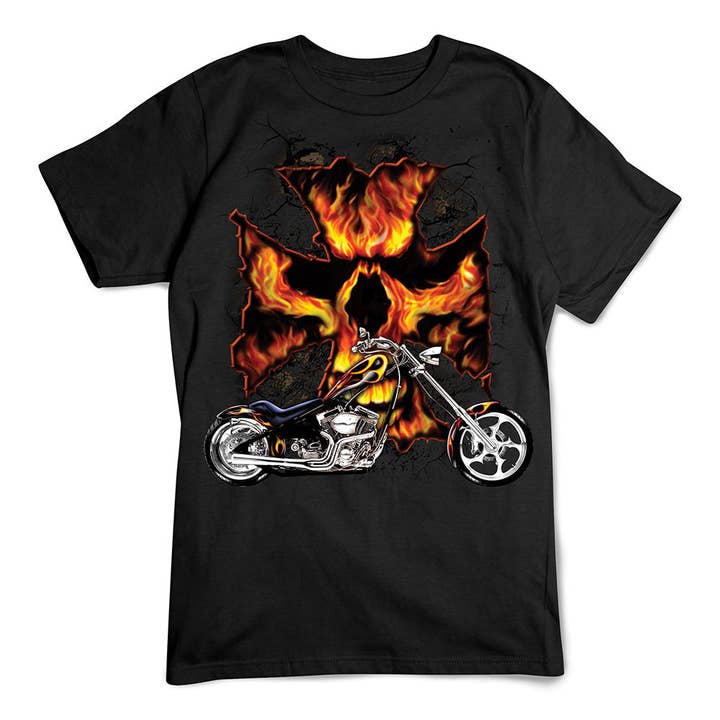 Cykel Flames T-Shirt for engroshandel hos Artopia