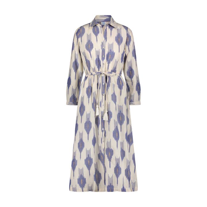Cream Anais Women's Shirtdress La Creme Ikat for wholesale on Faire