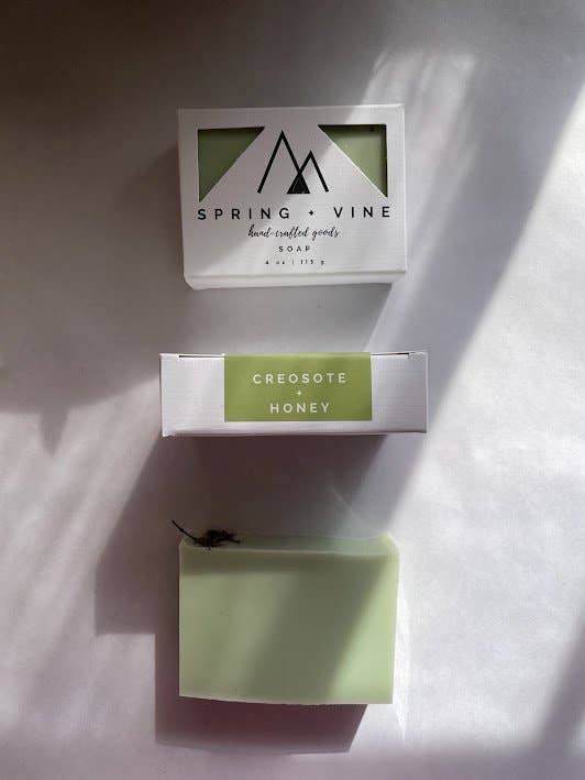Natural Handmade Soap – Creosote + Honey for wholesale by Spring + Vine