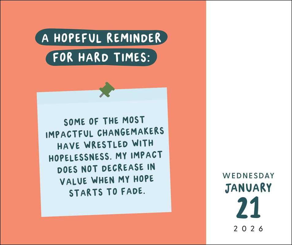 Simon & Schuster - Wholesale History & Geography - Hope Through Black History 2026 Day-to-Day Calendar by Danielle  Coke Balfour1