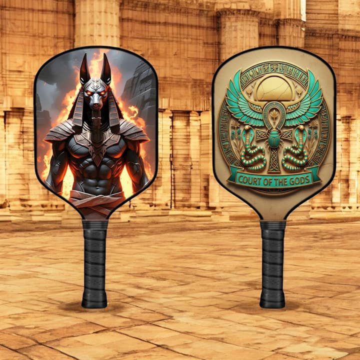 Ancient Egyptian Gods - Anubis - Pickleball Paddle for wholesale by The Mad Pickler