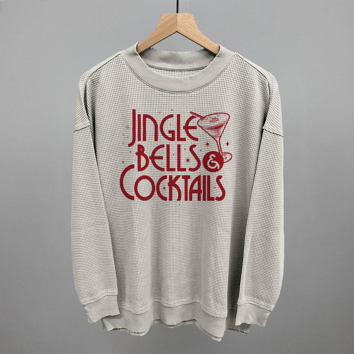 Ivy + Cloth - Wholesale Graphic Sweatshirt - Women's - Jingle Bells & Cocktails8