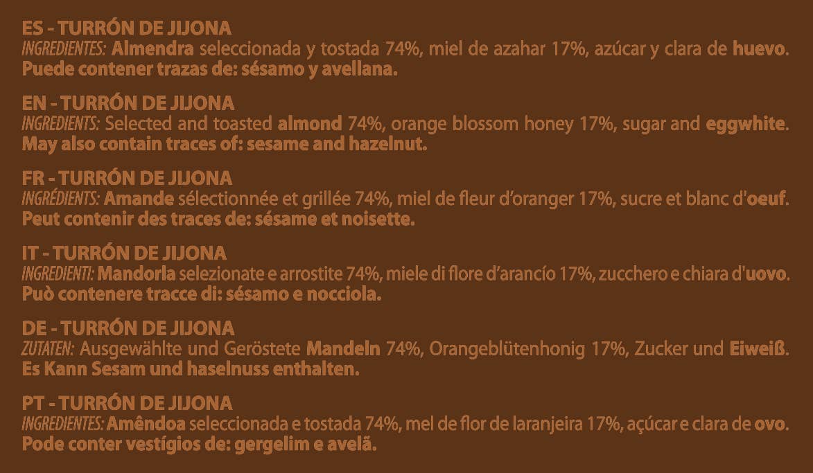 PABLO GARRIGÓS IBÁÑEZ - Wholesale Nougat - Jijona Nougat Delicatessen 300 g.3