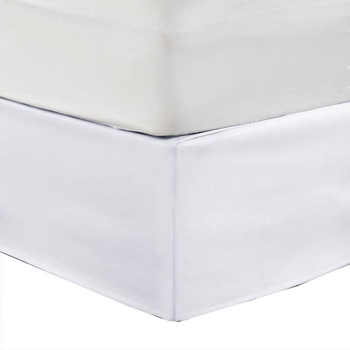 Olliix - Wholesale Bedskirt - One-Size-Fits-All Adjustable Bedskirt, White9