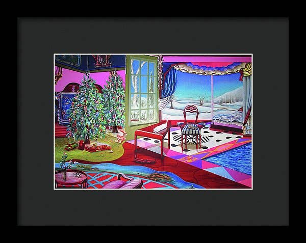 Sharon Tatem Fashion LLC - Wholesale Painting/Drawing - Christmas Painting - Framed Print1