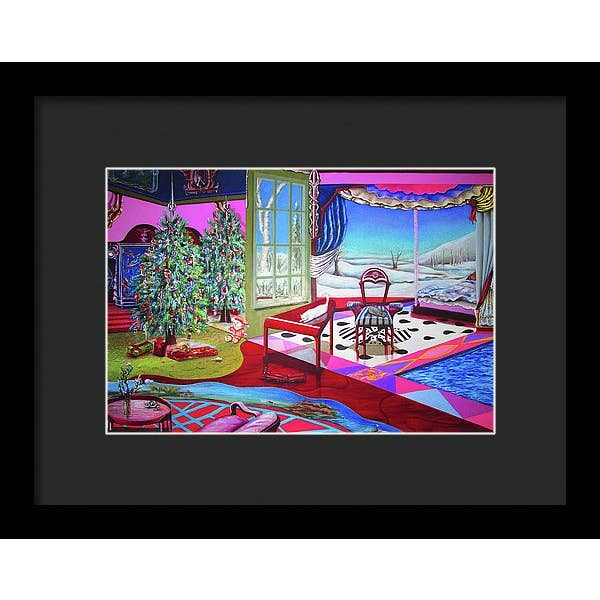 Sharon Tatem Fashion LLC - Wholesale Painting/Drawing - Christmas Painting - Framed Print1