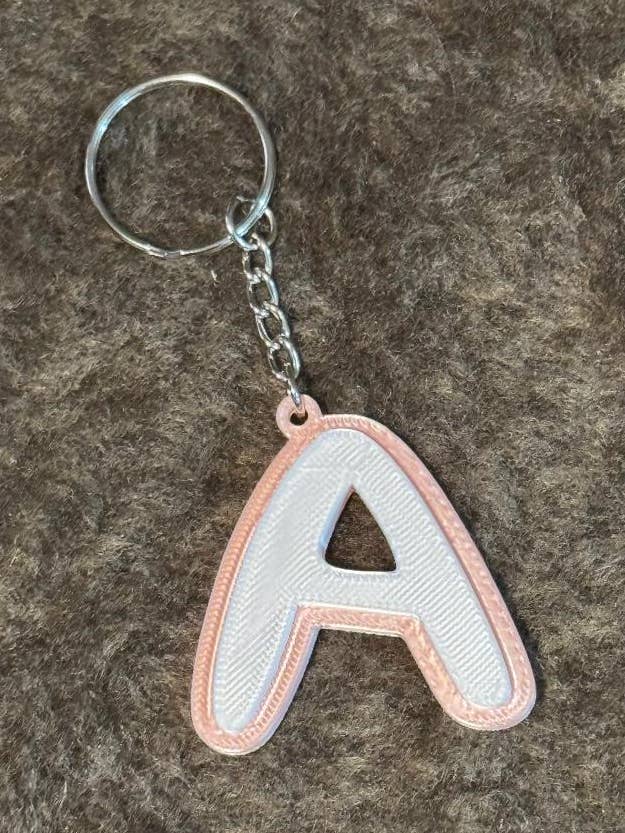 Initial keychain A for wholesale by Unique4u