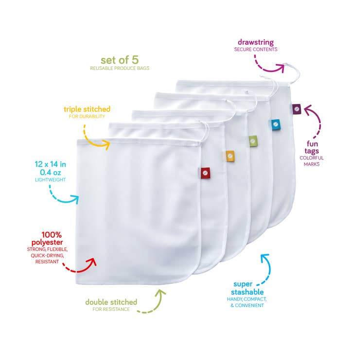 flip & tumble - Wholesale Food Storage Wrap/Bag - Reusable Produce Bags