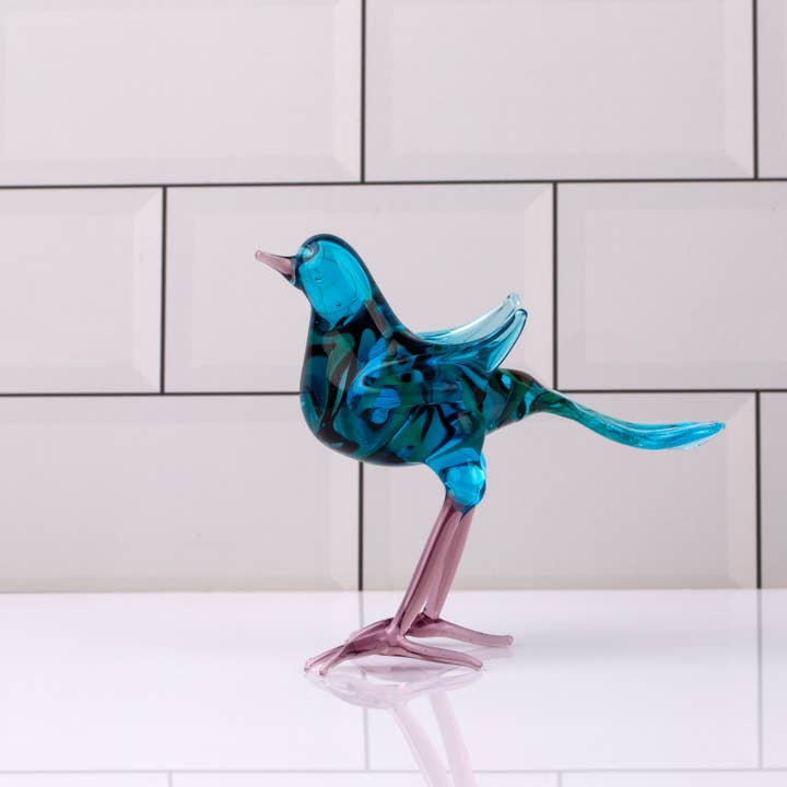 Adamodart - Wholesale Sculpture - Art glass colorful bird sculpture, statue, lampwork, animal1