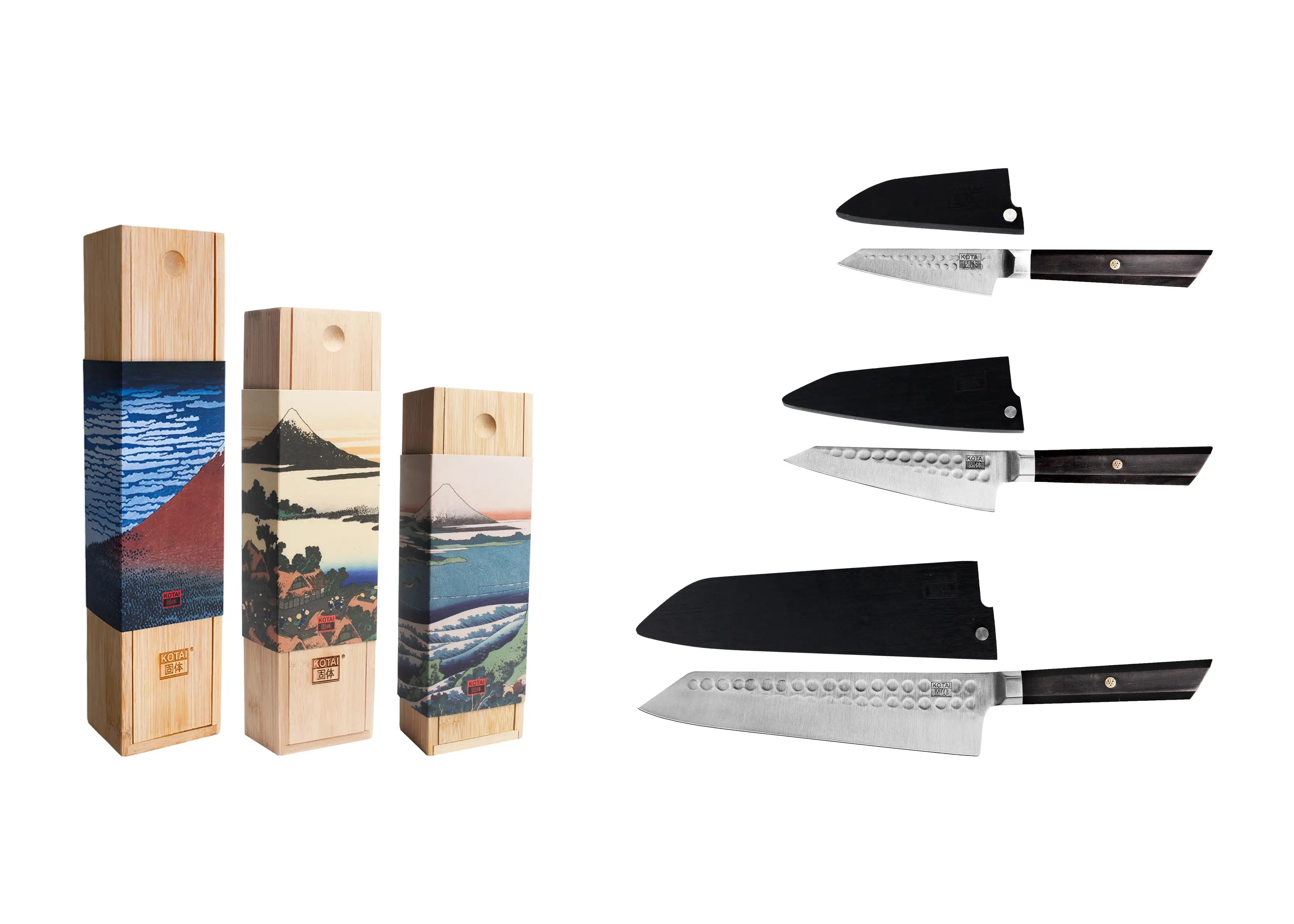 KOTAI - Wholesale Knife Set - Knife Set - Bunka Essential Set1