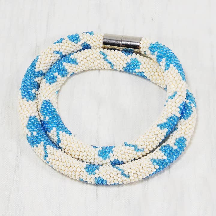 Blue Dragonfly Necklace 19 1/2 Inch with Magnetic Clasp Unique Women Mothers Day Gifts for wholesale by Ninolia