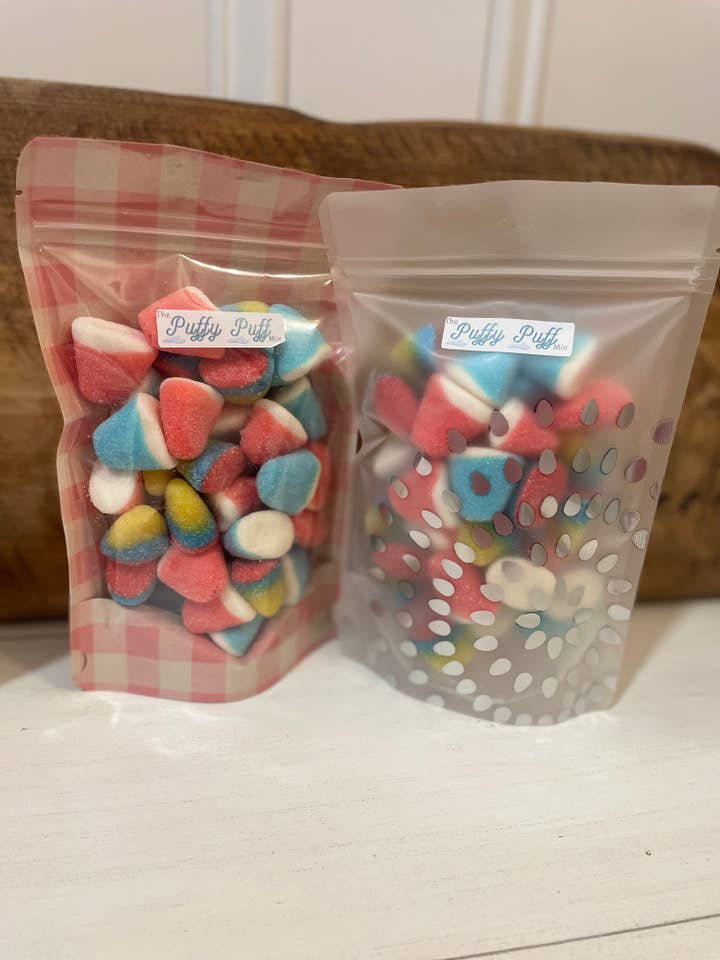 The Puffy Drop Mix (1/2 lb.) - Pick your bag color! for wholesale by The Honey Den