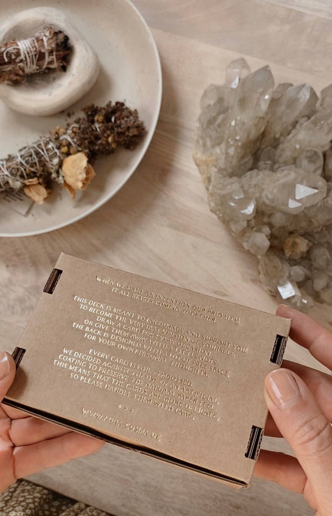 Anna Cosma - Wholesale Tarot Cards - COSMIC INTENTIONS - CARD SET - 18 CARDS - GOLD EDITION -9