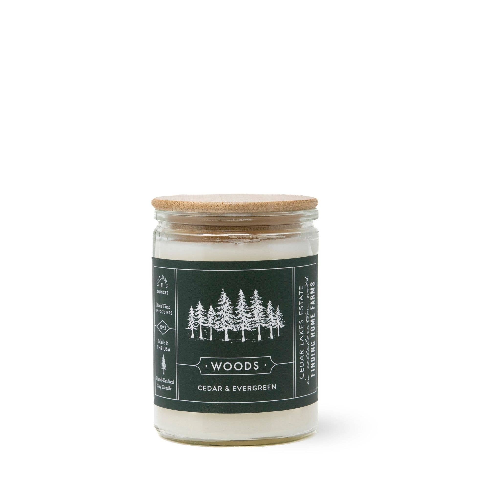 Finding Home Farms - Wholesale Jar/Filled Candle - Soy Candle, Woods,  Woody Scent0