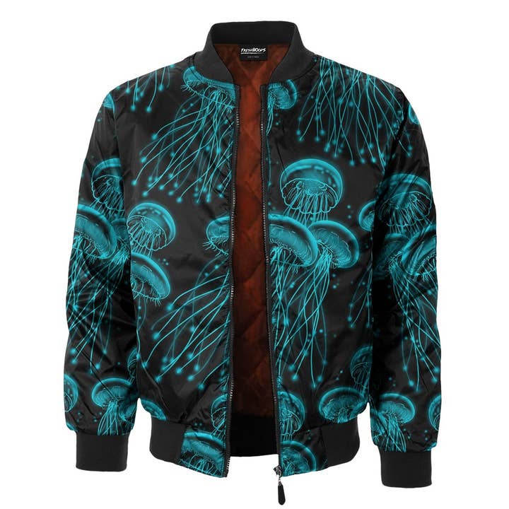 Jelly Fish Bomber Jacket for wholesale by FreshHoods