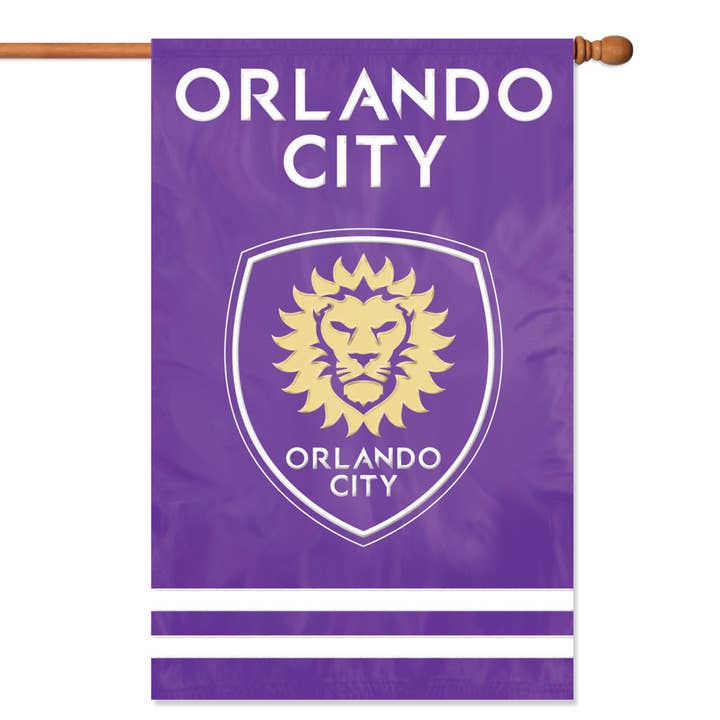Party Animal, Inc. - Wholesale Flag - Orlando City SC Applique Banner Flag