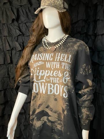 Hippies & Cowboys Unisexe à manches longues pour la vente par So N So Mountain Boutique