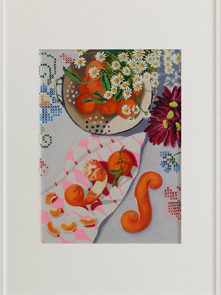 Sprawling Citrus Print for wholesale by Grey Von Cannon