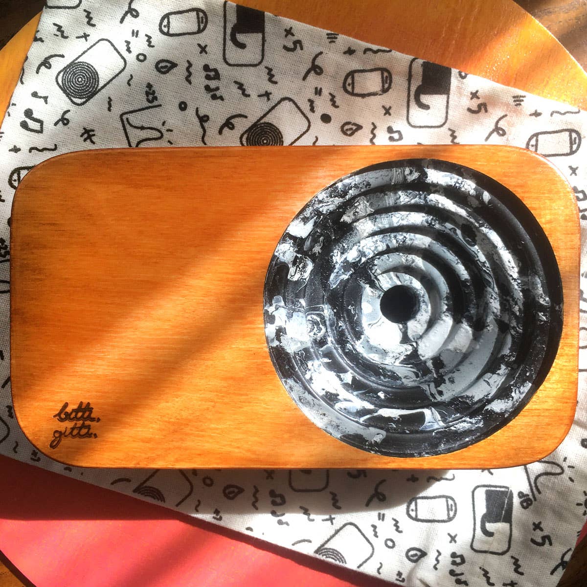 Bitti Gitti Design Workshop - Wholesale Speakers - B&W Marbled the Wooden Sound System Bundle6