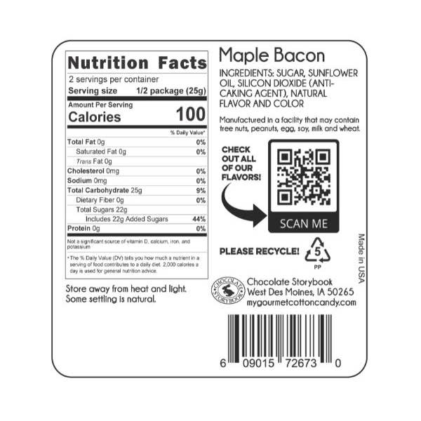 Fairy Tale Cotton Candy - Wholesale Cotton Candy - Maple Bacon Cotton Candy1