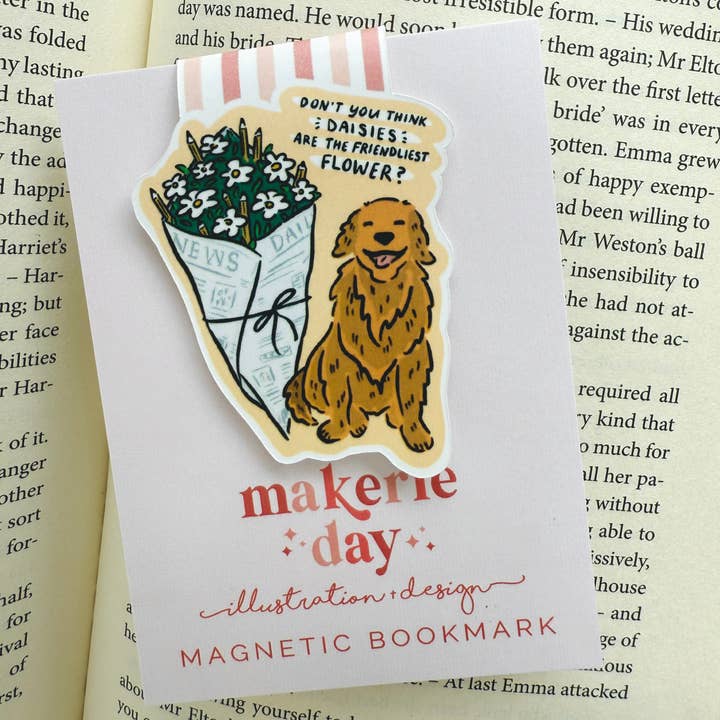 You've Got Mail | Golden Retriever Magnetic Bookmark for wholesale by Makerie Day