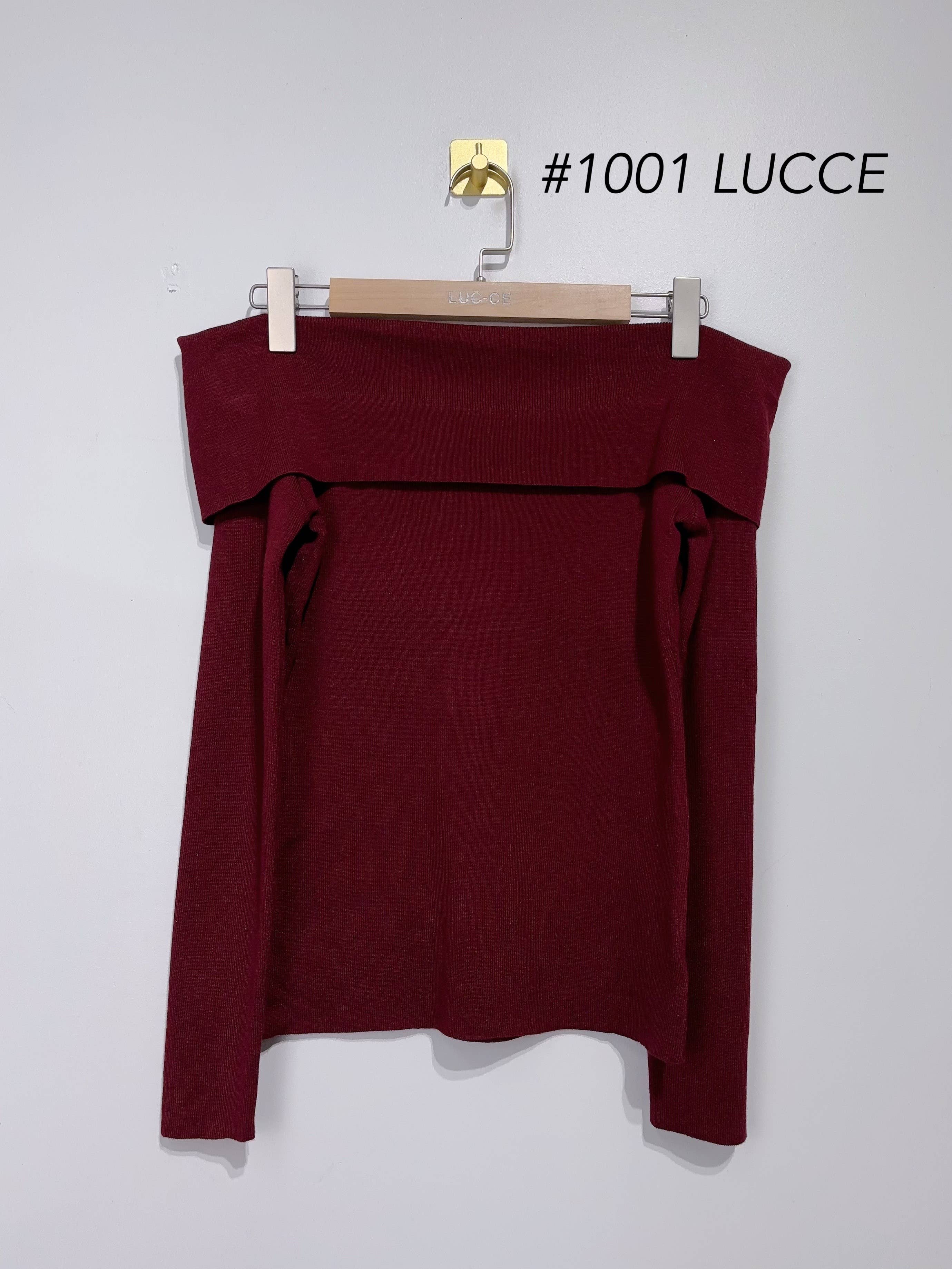 LUCCE - Wholesale Knit Sweater - Women's - Off shoulder sweater - 10012