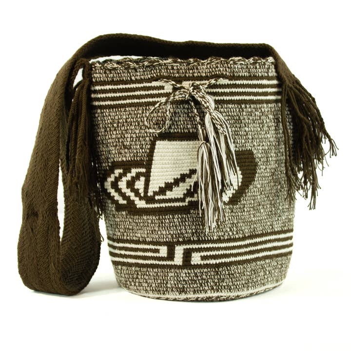 La Flor de Cali - Wholesale Crossbody Bag - Women's - WAYUU BAG WITH DESIGN6