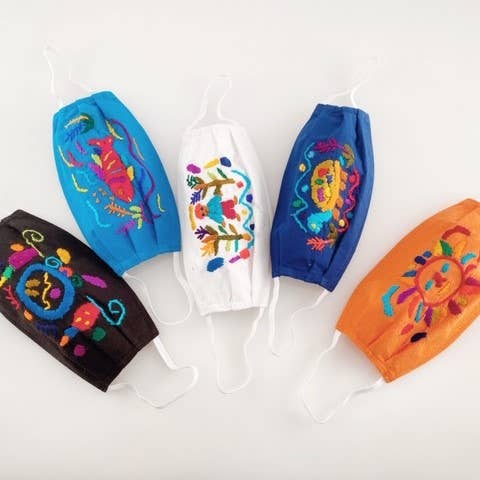 Kids Embroidered Face Mask (25% off) for wholesale by Lucia's Imports