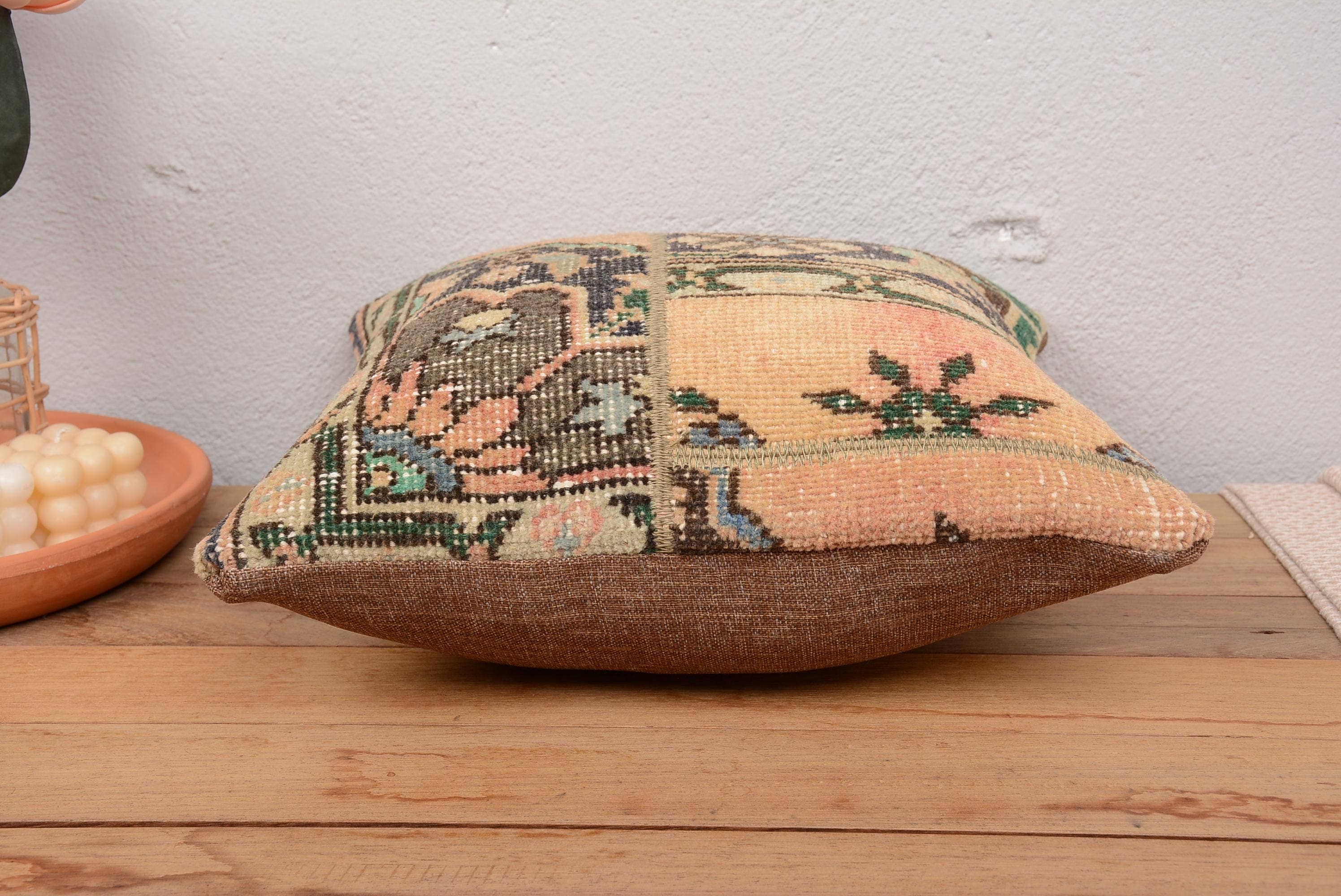 Kilim Pillow Decors - Wholesale Throw Pillow Cover - Vintage Kilim Boho Pillow Sham Cover 16x16 Home Decor4