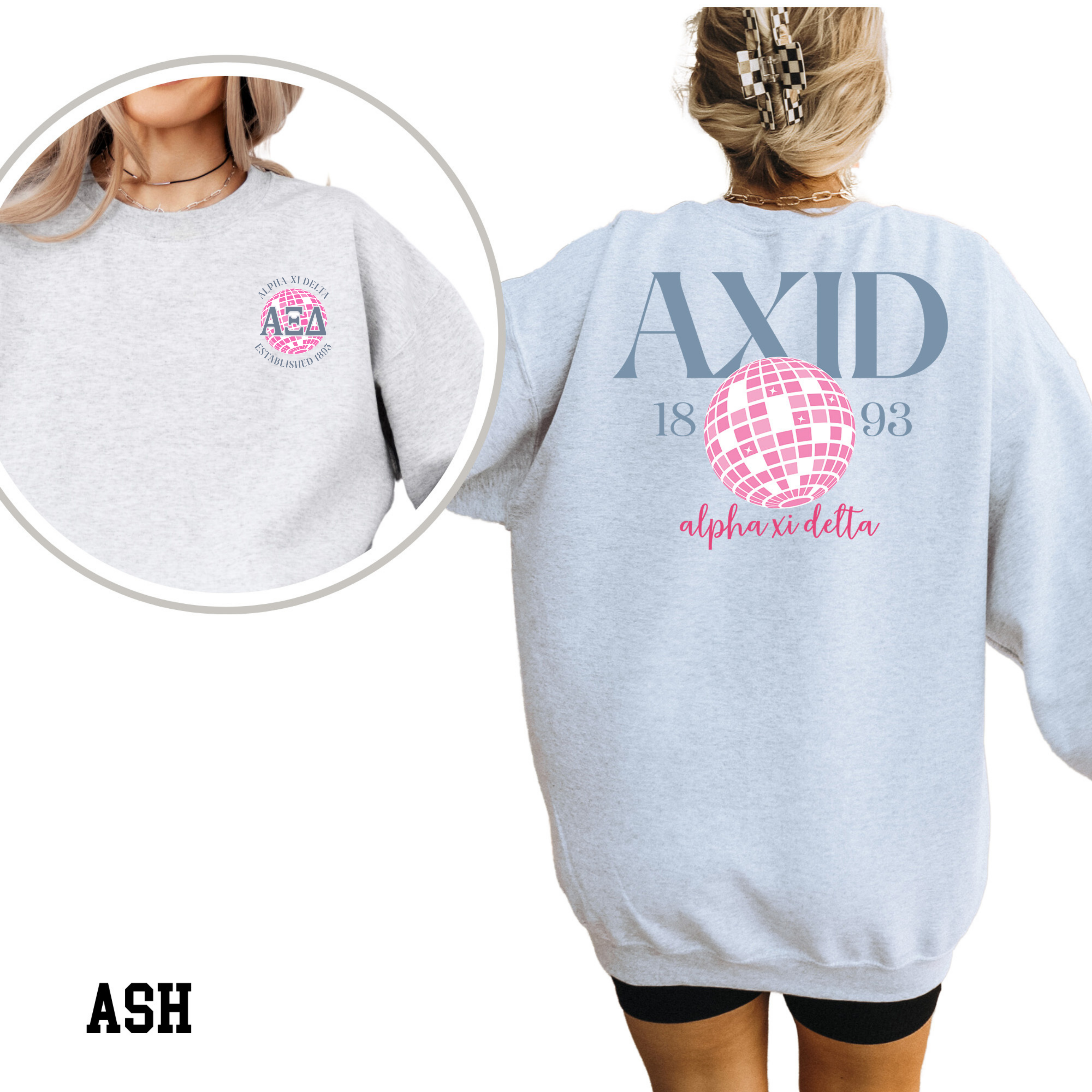 Kite and Crest - Wholesale Graphic Sweatshirt - Women's - Disco Sorority Sweatshirt7