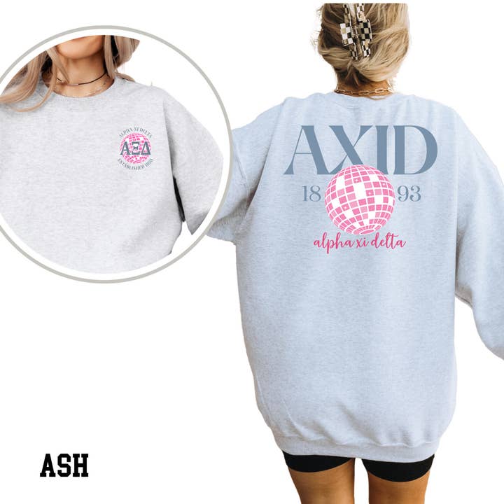 Kite and Crest - Wholesale Graphic Sweatshirt - Women's - Disco Sorority Sweatshirt7