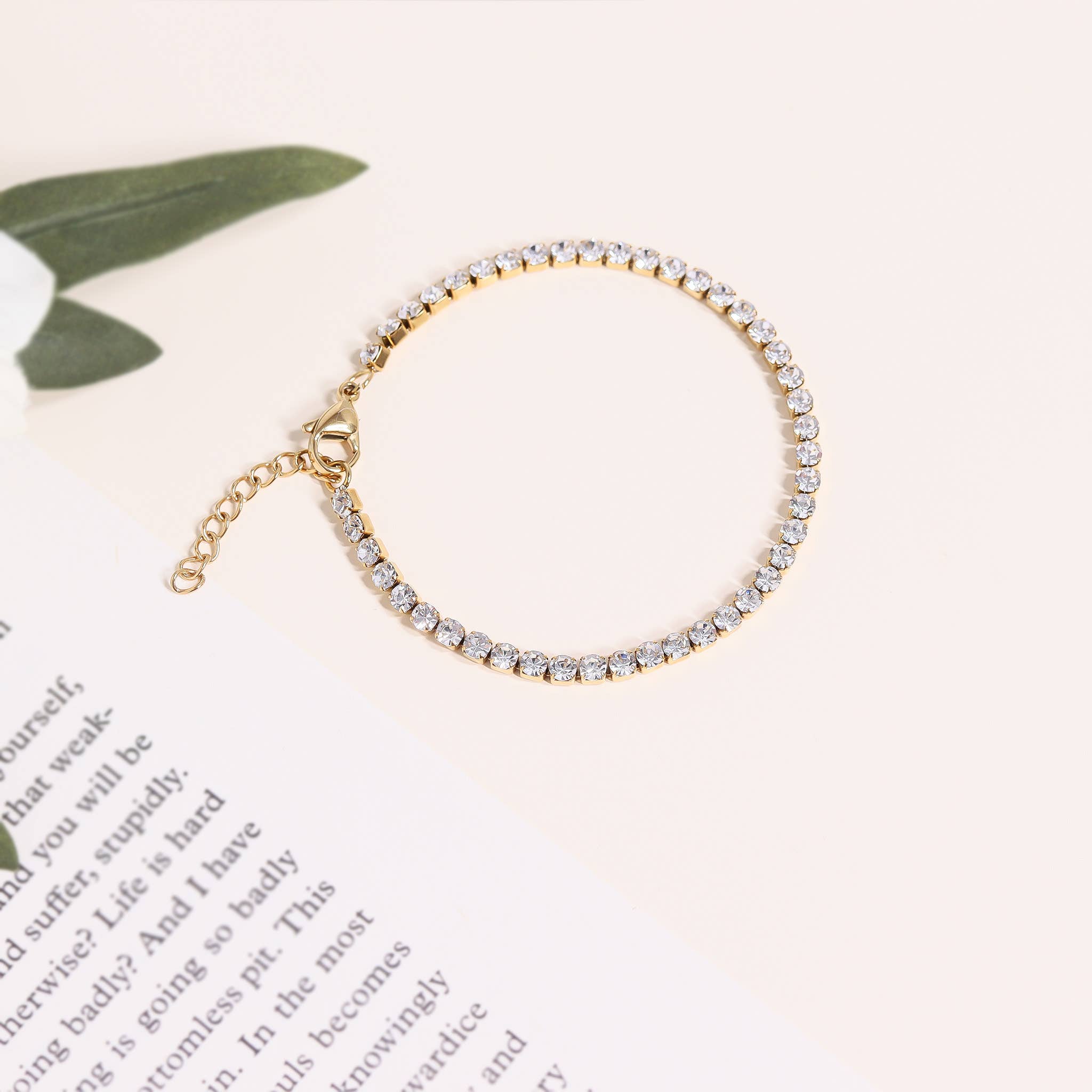 WJW - Wholesale Tennis Bracelet - 18K Gold PVD Coated Birthstone Tennis Bracelet6