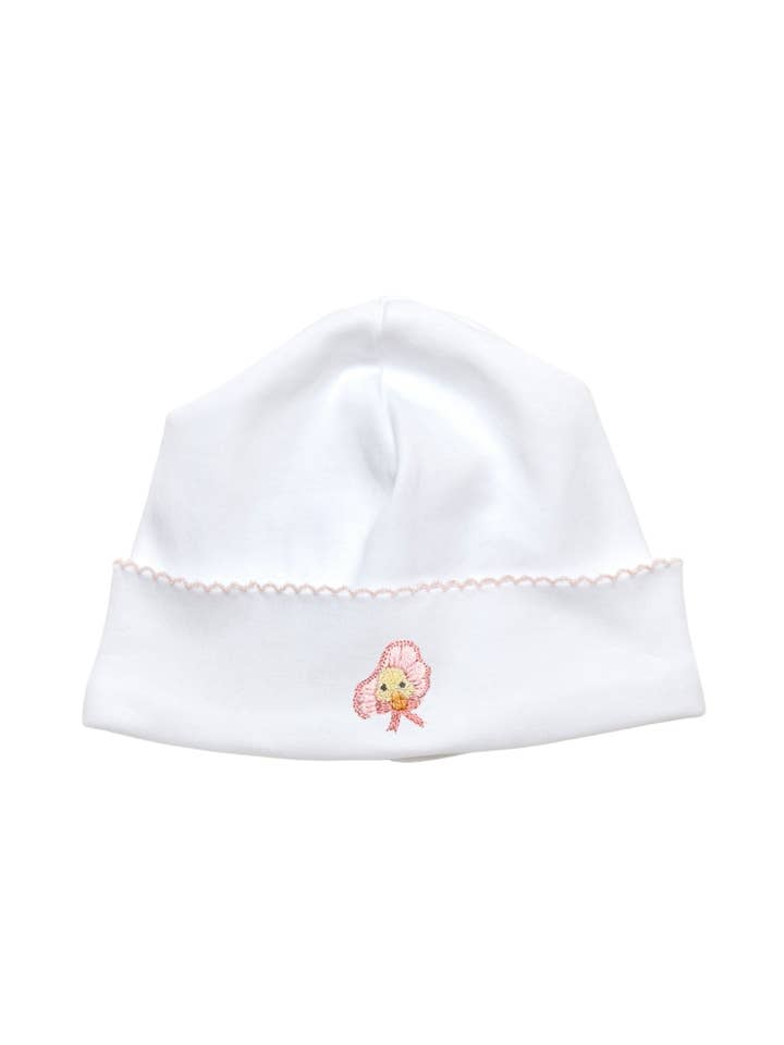 Bonnet Duck Pima Baby Hat | Hvid for engroshandel hos Milly Marie Pima