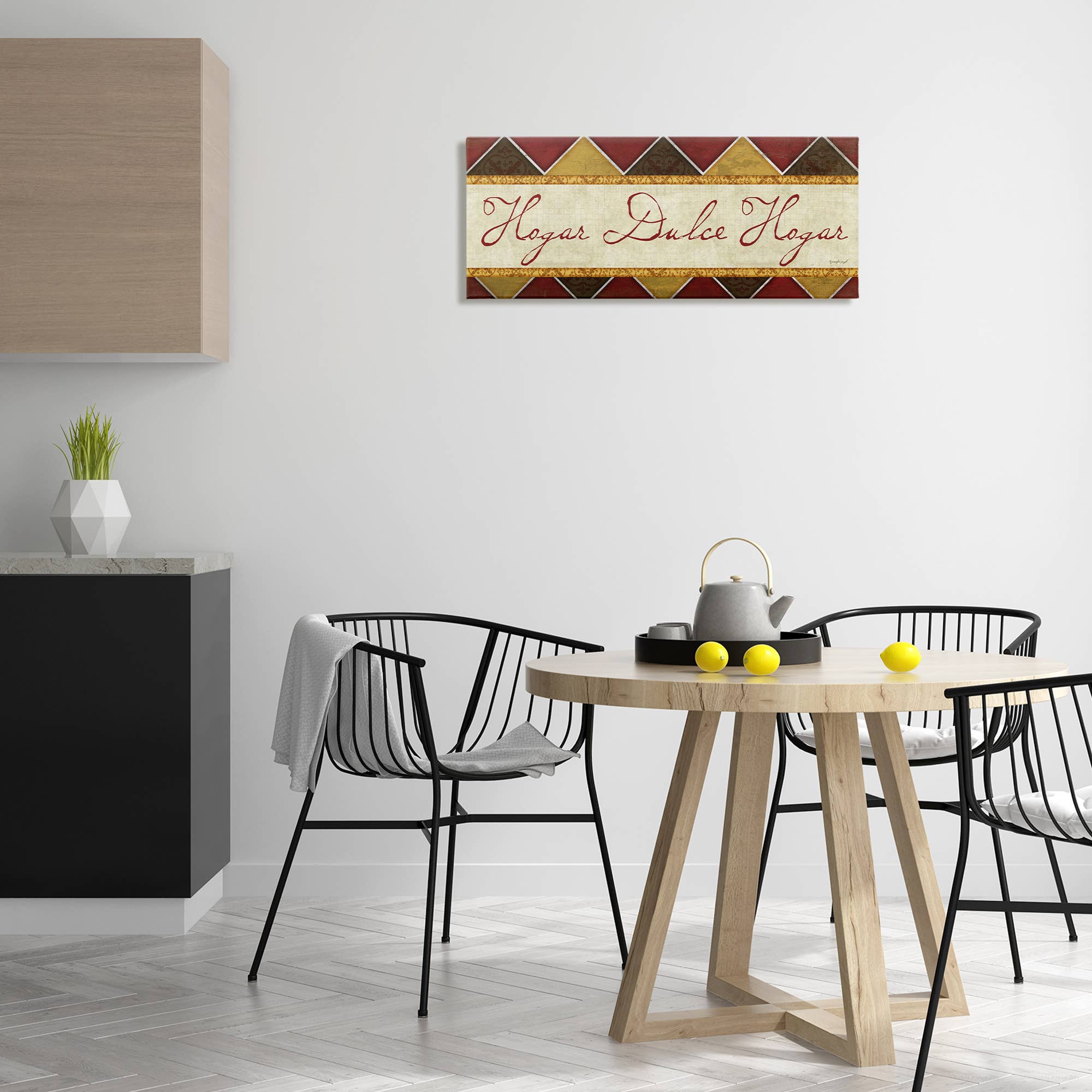 Stupell Industries - Vendita all'ingrosso Decorazione da parete - Bambini e neonati - Arte da Parete in Tela con Motivo Tradizionale "Casa Dolce Casa"8