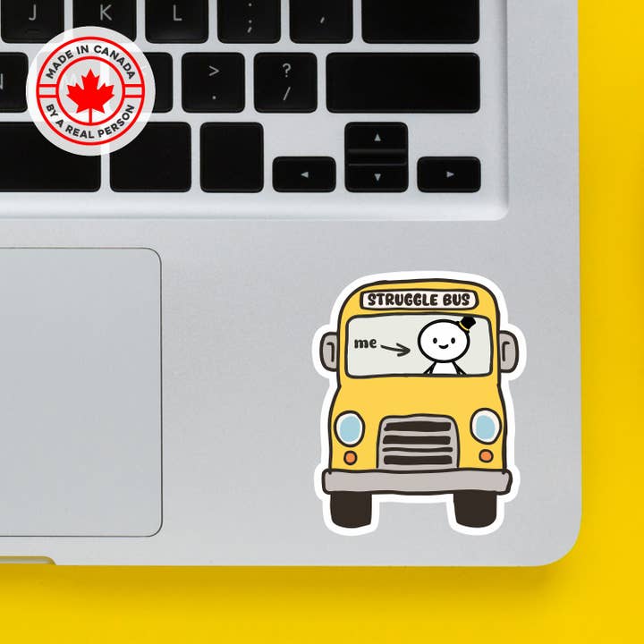 Struggle Bus Sticker for wholesale by Lunch Box Stickers