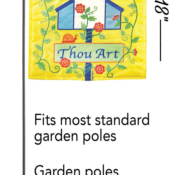 Magnolia - Wholesale Flag - FLAG DBAPP GRDN BIRDHOUSE- HOW GREAT