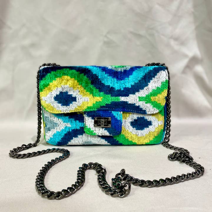Mila∞Miro by Emelie - Wholesale Crossbody Bag - Women's - Ikat Coco Bag Capri