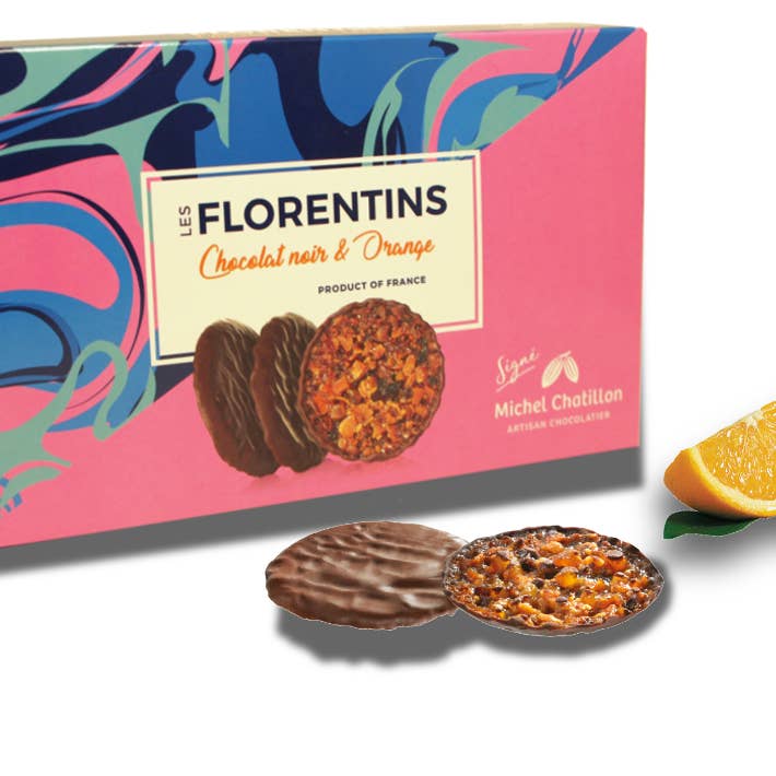 SASU MICHEL CHATILLON - Wholesale Chocolate Box - Florentins Orange Dark Chocolate0