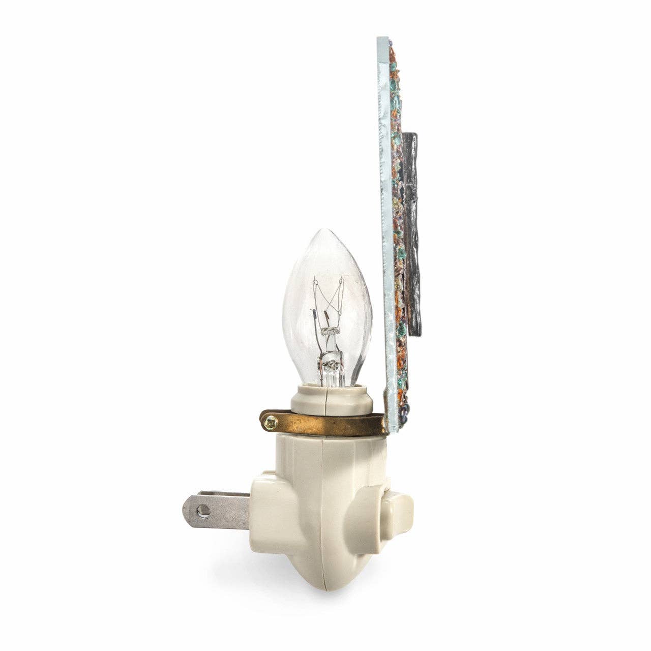 J Devlin Glass Art & Bert Anderson Collection - Wholesale Night Light - Ntl 221 Cross Night Light2