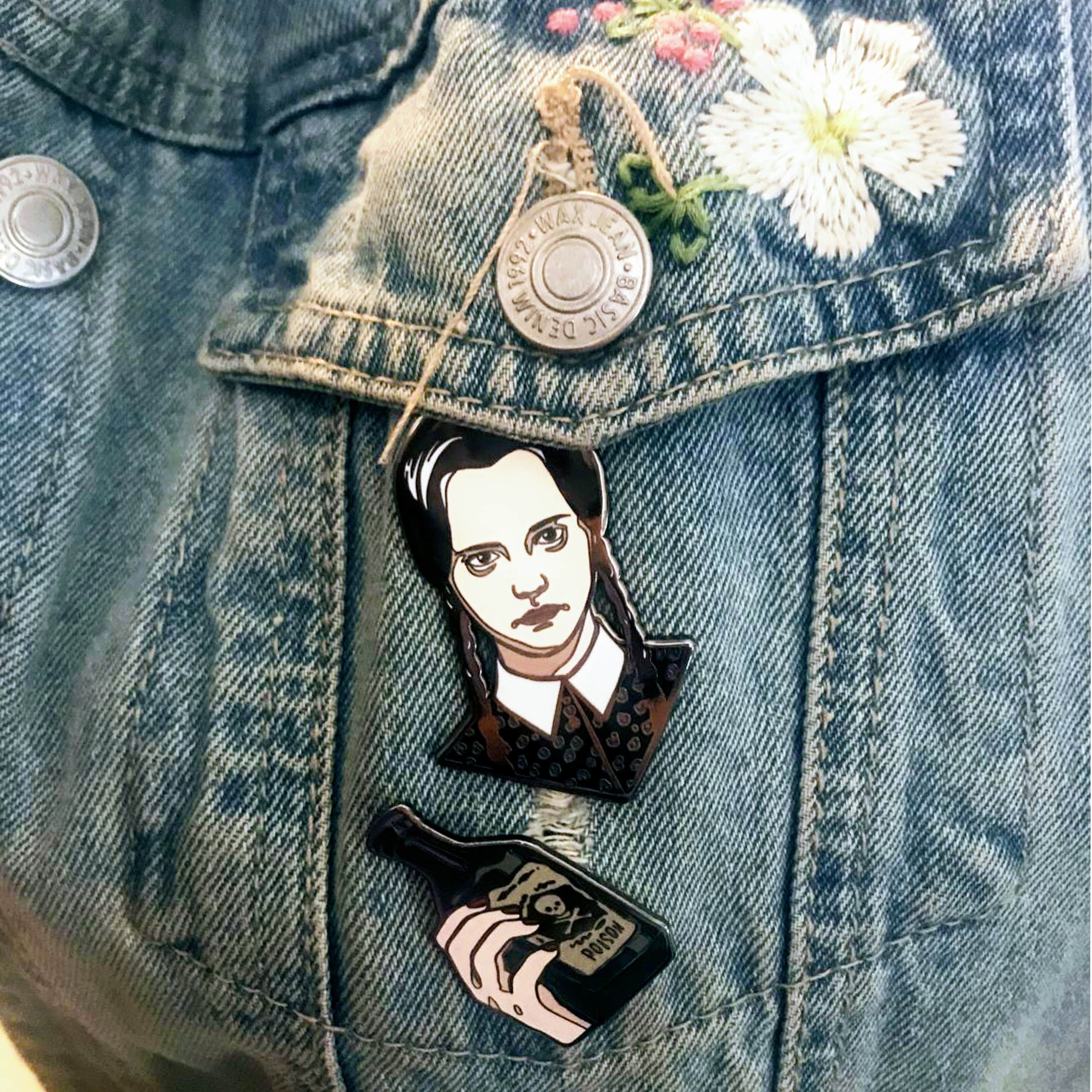 Badmouthed Bruja - Wholesale Lapel Pin/Button - Wednesday5
