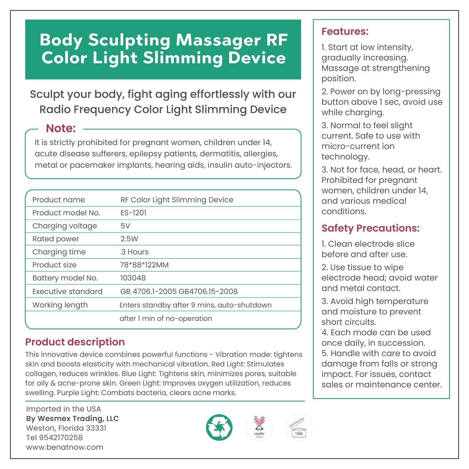 eterus - Wholesale Electronic Skincare Device - All-Inclusive Body Slimming Device: Sculpt, Tone & Glow7